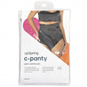 UpSpring, C-Panty, после кесарева сечения, Small / Medium, черные, 1 шт. - описание