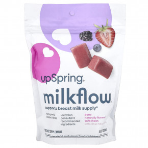 UpSpring, Milkflow® Berry, 28 жевательных таблеток в Москве - eco-herb.ru | фото