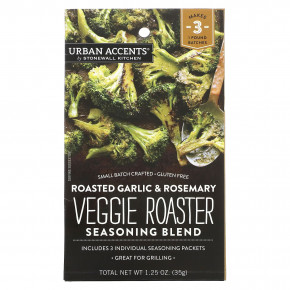 Urban Accents, Смесь приправ Veggie Roaster, обжаренный чеснок и розмарин, 35 г (1,25 унции) в Москве - eco-herb.ru | фото