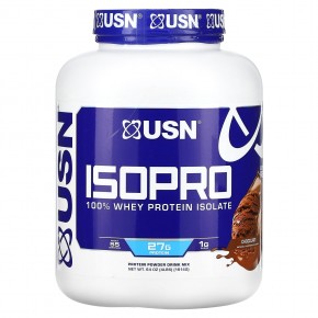 USN, IsoPro, 100% Whey Protein Isolate, Chocolate, 4 lbs (1,814 g) в Москве - eco-herb.ru | фото