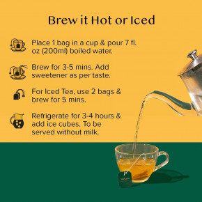 VAHDAM India, Infusions, травяной чай, куркума и имбирь, без кофеина, 18 пакетиков для заваривания, 32,4 г (1,14 унции) в Москве - eco-herb.ru | фото