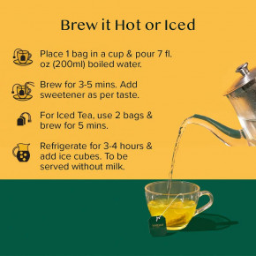 VAHDAM India, Infusions, травяной чай, куркума и матча, 18 пакетиков для заваривания, 27 г (0,95 унции) в Москве - eco-herb.ru | фото