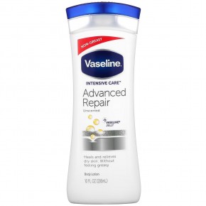 Vaseline, Intensive Care, улучшенный восстанавливающий лосьон, без запаха, 295 мл (10 жидк. унций) - описание