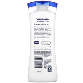 Vaseline, Intensive Care, улучшенный восстанавливающий лосьон для тела, без запаха, 295 мл (10 жидк. Унций) в Москве - eco-herb.ru | фото