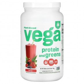 Vega, Растительный белок и зелень, ягоды, 754 г (1 фунт 10,6 унции) в Москве - eco-herb.ru | фото