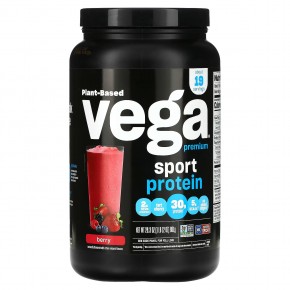 Vega, Sport Performance, протеиновый порошок, ягодный вкус, 801 г (28,3 унции) - описание