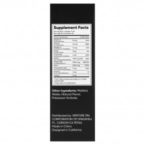 Venture Pal, комплекс витаминов группы B, 8 в 1, лимон, 60 мл (2 жидк. унции) в Москве - eco-herb.ru | изображение Venture Pal, комплекс витаминов группы B, 8 в 1, лимон, 60 мл (2 жидк. унции) в Москве - eco-herb.ru | фото