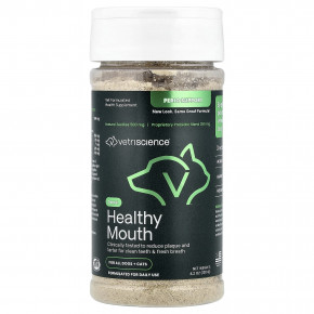 VetriScience, Healthy Mouth, для всех собак и кошек, 120 г (4,2 унции) - описание | фото