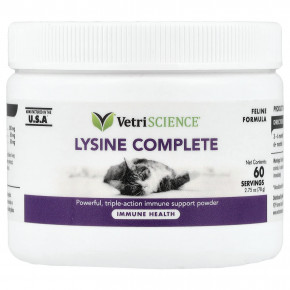 VetriScience, Lysine Complete, формула для кошек, 78 г (2,75 унции) в Москве - eco-herb.ru | изображение VetriScience, Lysine Complete, формула для кошек, 78 г (2,75 унции) в Москве - eco-herb.ru | фото