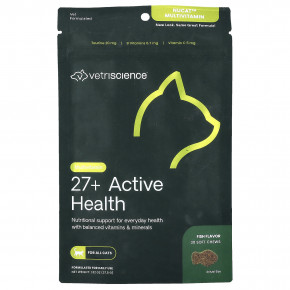 VetriScience, NuCat™, мультивитамины для всех кошек, со вкусом рыбы, 30 жевательных таблеток, 37,5 г (1,32 унции) в Москве - eco-herb.ru | изображение VetriScience, NuCat™, мультивитамины для всех кошек, со вкусом рыбы, 30 жевательных таблеток, 37,5 г (1,32 унции) в Москве - eco-herb.ru | фото