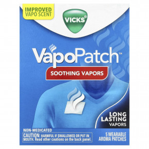 Vicks, VapoPatch ™, успокаивающий пар, 5 ароматизаторов, пригодных для ношения в Москве - eco-herb.ru | изображение Vicks, VapoPatch ™, успокаивающий пар, 5 ароматизаторов, пригодных для ношения в Москве - eco-herb.ru | фото