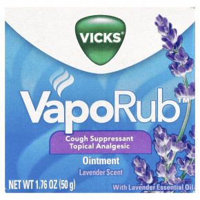 Vicks, VapoRub ™, мазь с лавандой, 50 г (1,76 унции) в Москве - eco-herb.ru | изображение Vicks, VapoRub ™, мазь с лавандой, 50 г (1,76 унции) в Москве - eco-herb.ru | фото
