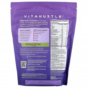 VitaHustle, One Superfood Protein, протеин из суперфудов, со вкусом голубики, 615 г (1,35 фунта) в Москве - eco-herb.ru | фото