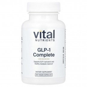 Vital Nutrients, GLP-1 Complete, 60 веганских капсул - описание | фото