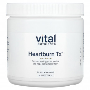 Vital Nutrients, Heartburn Tx, 218 г (7,6 унции) - описание | фото