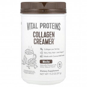 Vital Proteins, Collagen Creamer®, мокко, 317 г (11,2 унции) - описание | фото