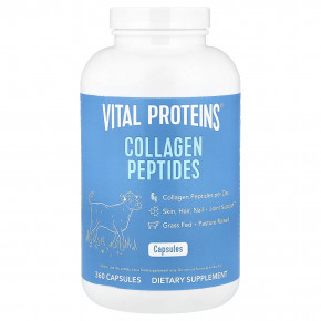 Vital Proteins, пептиды коллагена, 360 капсул (550 мг в капсуле) - подробнее Vital Proteins, пептиды коллагена, 360 капсул (550 мг в капсуле) - описание