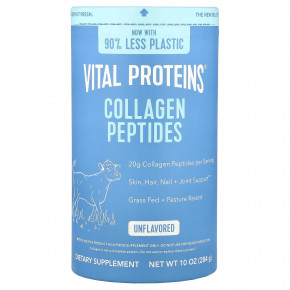 Vital Proteins, пептиды коллагена, без добавок, 284 г (10 унций) - подробнее Vital Proteins, пептиды коллагена, без добавок, 284 г (10 унций) - описание