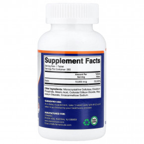 Vitamatic, Биотин, максимальная эффективность, 10 000 мкг, 365 таблеток в Москве - eco-herb.ru | фото