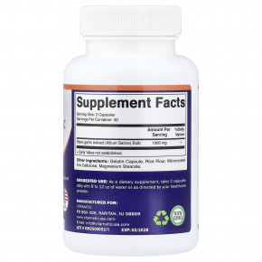 Vitamatic, Ферментированный черный чеснок, 60 капсул (500 мг на капсулу) в Москве - eco-herb.ru | фото