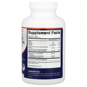 Vitamatic, жир печени исландской трески, лимон, 120 капсул в Москве - eco-herb.ru | фото