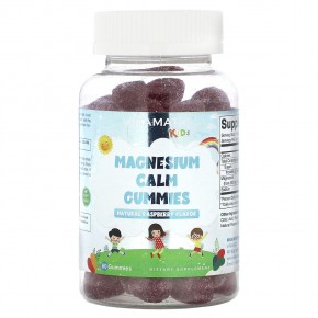 Vitamatic, Для детей, успокаивающие жевательные таблетки с магнием, натуральная малина, 60 жевательных таблеток в Москве - eco-herb.ru | фото