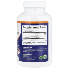 Vitamatic, кокосовое масло первого отжима, 180 капсул (1000 мг в 1 капсуле) в Москве - eco-herb.ru | изображение Vitamatic, кокосовое масло первого отжима, 180 капсул (1000 мг в 1 капсуле) в Москве - eco-herb.ru | фото