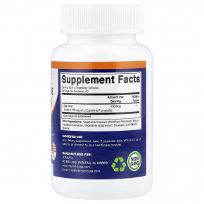 Vitamatic, L-карнитин, 120 растительных капсул (500 мг в 1 капсуле) в Москве - eco-herb.ru | изображение Vitamatic, L-карнитин, 120 растительных капсул (500 мг в 1 капсуле) в Москве - eco-herb.ru | фото