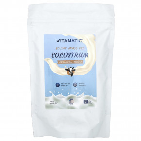 Vitamatic, Молозиво, откормленное из крупного рогатого скота, без добавок, 180 г (6,34 унции) - описание | фото