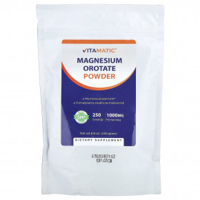 Vitamatic, оротат магния в порошке, 250 г (8,8 унции) - описание | фото