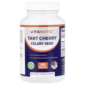 Vitamatic, семена вишни и сельдерея, 180 капсул в Москве - eco-herb.ru | изображение Vitamatic, семена вишни и сельдерея, 180 капсул в Москве - eco-herb.ru | фото