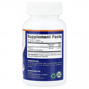 Vitamatic, витамин B1, 500 мг, 120 капсул в Москве - eco-herb.ru | фото