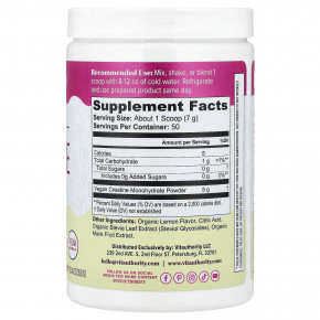 Vitauthority, Active, моногидрат креатина для женщин, со вкусом лимонада, 350 г (12,34 унции) в Москве - eco-herb.ru | фото