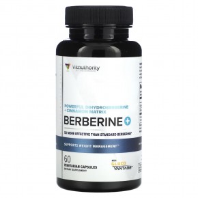 Vitauthority, Berberine Plus с дигидроберберином и цейлонской корицей, 60 вегетарианских капсул в Москве - eco-herb.ru | фото