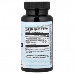 Vitauthority, гиалуроновая кислота+ с витамином C и МСМ, 30 капсул в Москве - eco-herb.ru | изображение Vitauthority, гиалуроновая кислота+ с витамином C и МСМ, 30 капсул в Москве - eco-herb.ru | фото