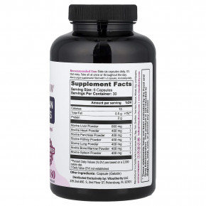 Vitauthority, Primal Glow, питательные вещества из говяжьих органов, 180 капсул в Москве - eco-herb.ru | фото