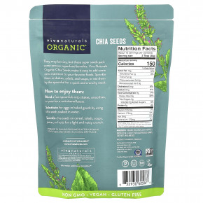 Viva Naturals, Organic Chia Seeds, 1 lb (454 g) в Москве - eco-herb.ru | фото