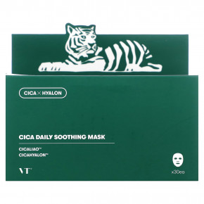 VT Cosmetics, Cica Daily Soothing Beauty Mask, 30 шт., 350 г в Москве - eco-herb.ru | фото