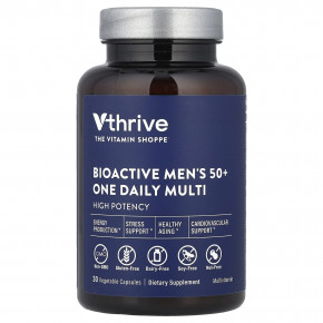 Vthrive, Bioactive Men's 50+ One Daily Multi, 30 растительных капсул - описание | фото