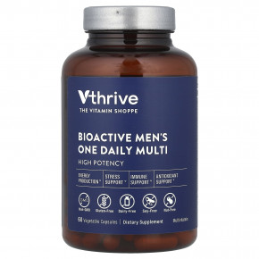 Vthrive, Bioactive Men's One Daily Multi, 60 растительных капсул в Москве - eco-herb.ru | изображение Vthrive, Bioactive Men's One Daily Multi, 60 растительных капсул в Москве - eco-herb.ru | фото