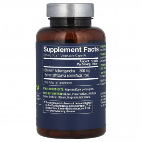 Vthrive, KSM-66 ашваганда, 120 растительных капсул (300 мг на капсулу) в Москве - eco-herb.ru | фото