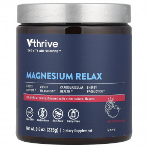 Vthrive, Magnesium Relax, малина и лимон, 235 г (8,5 унции) в Москве - eco-herb.ru | фото