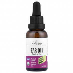 Wally's Natural, органическое масло для ушей, капли, 30 мл (1 жидк. унция) - описание | фото