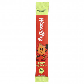 Waterboy, Daily Hydration, смесь для приготовления электролитического напитка, огурец и цитрус, 12 стиков в упаковке, 3,2 г (0,11 унции) в Москве - eco-herb.ru | фото
