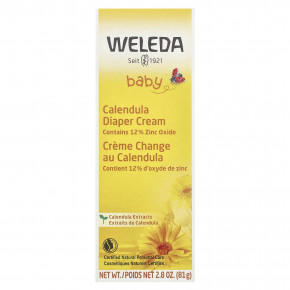 Weleda, Baby, крем для подгузников с календулой, экстракты календулы, 81 г (2,8 унции) в Москве - eco-herb.ru | фото