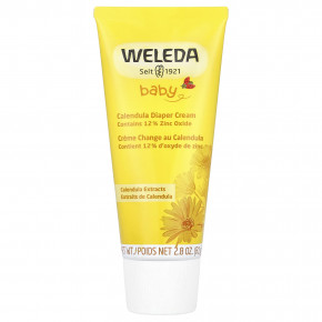 Weleda, Baby, крем с календулой от опрелостей, с экстрактами календулы, 81 г (2,9 унции) в Москве - eco-herb.ru | фото