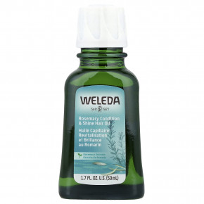 Weleda, масло для волос, улучшение состояния и блеск, с экстрактом розмарина, 50 мл (1,7 жидк. унции) - описание | фото