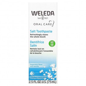 Weleda, Oral Care, солевая зубная паста, без фторидов, со вкусом перечной мяты, 75 мл (2,5 жидк. унции) в Москве - eco-herb.ru | фото