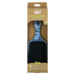 Wet Brush, Кисть для усиления блеска с аргановым маслом, синий цвет, 1 шт. в Москве - eco-herb.ru | фото