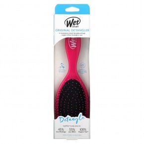 Wet Brush, Оригинальная расческа для распутывания волос, розовая, 1 щетка в Москве - eco-herb.ru | фото